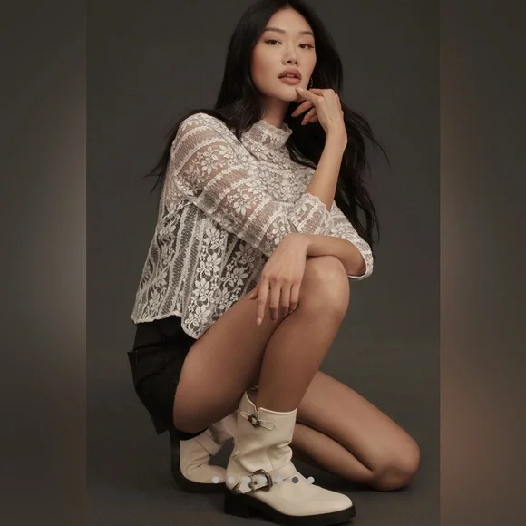 NWT Anthropologie Pilcro Micro Denim Shorts Black Sizes 27,28,29,30 - Picture 6 of 12